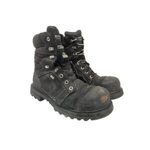 Dakota Men's 8" 557 Steel Toe CP HD3 Vibram Work Boots Black Size 11M